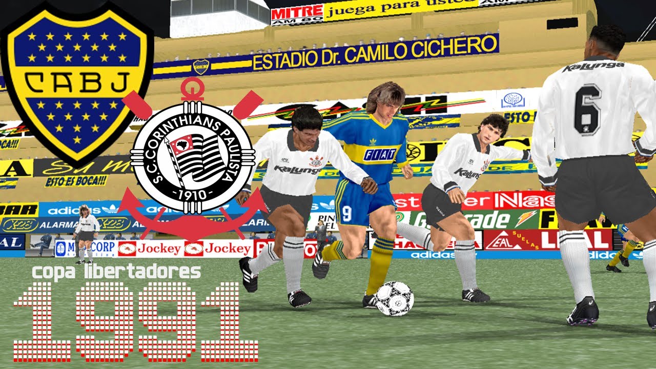 PES6: BOCA JUNIORS x CORINTHIANS - COPA LIBERTADORES 1991