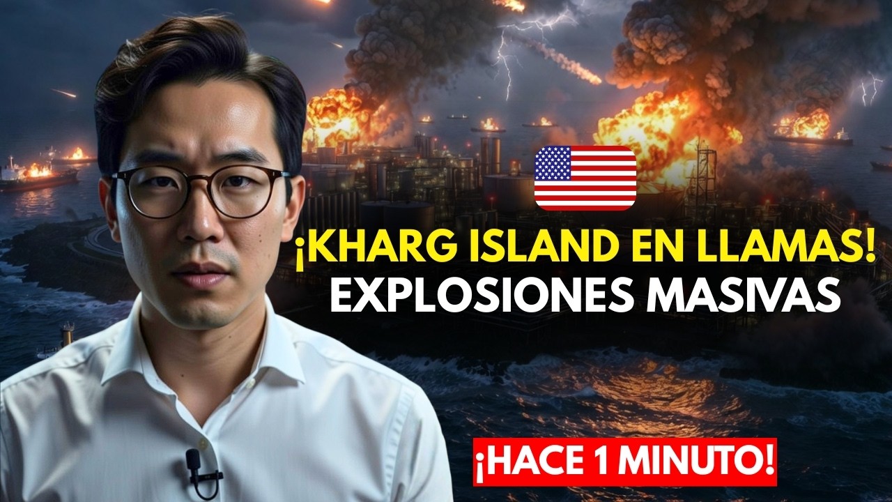 Kharg Island Bajo Fuego — EE.UU. Golpea el Mayor Terminal Petrolero de Irán