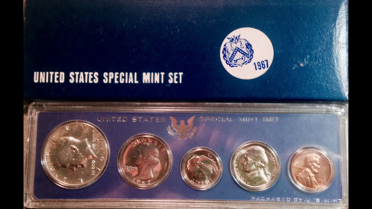 Специальные монетные наборы США 1967 года (продаются по цене от $10)