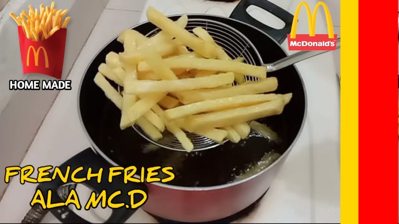Bikin Kentang Goreng French Fries Ala McD Garing Diluar Lembut Di Dalam