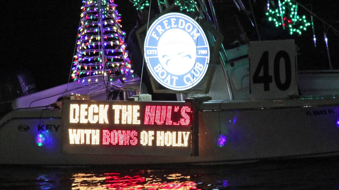 Freedom Boat Club Jacksonville Boat parade