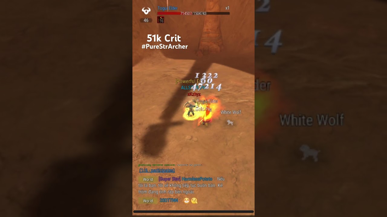 51k Crit Pure Str Archer - Silkroad Online Mobile