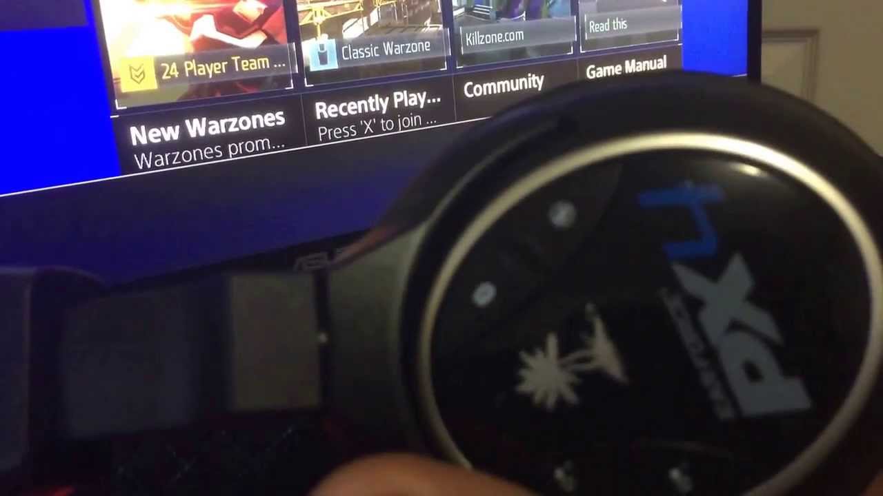 How To Setup Turtle Beach PX4 Headset With PS4