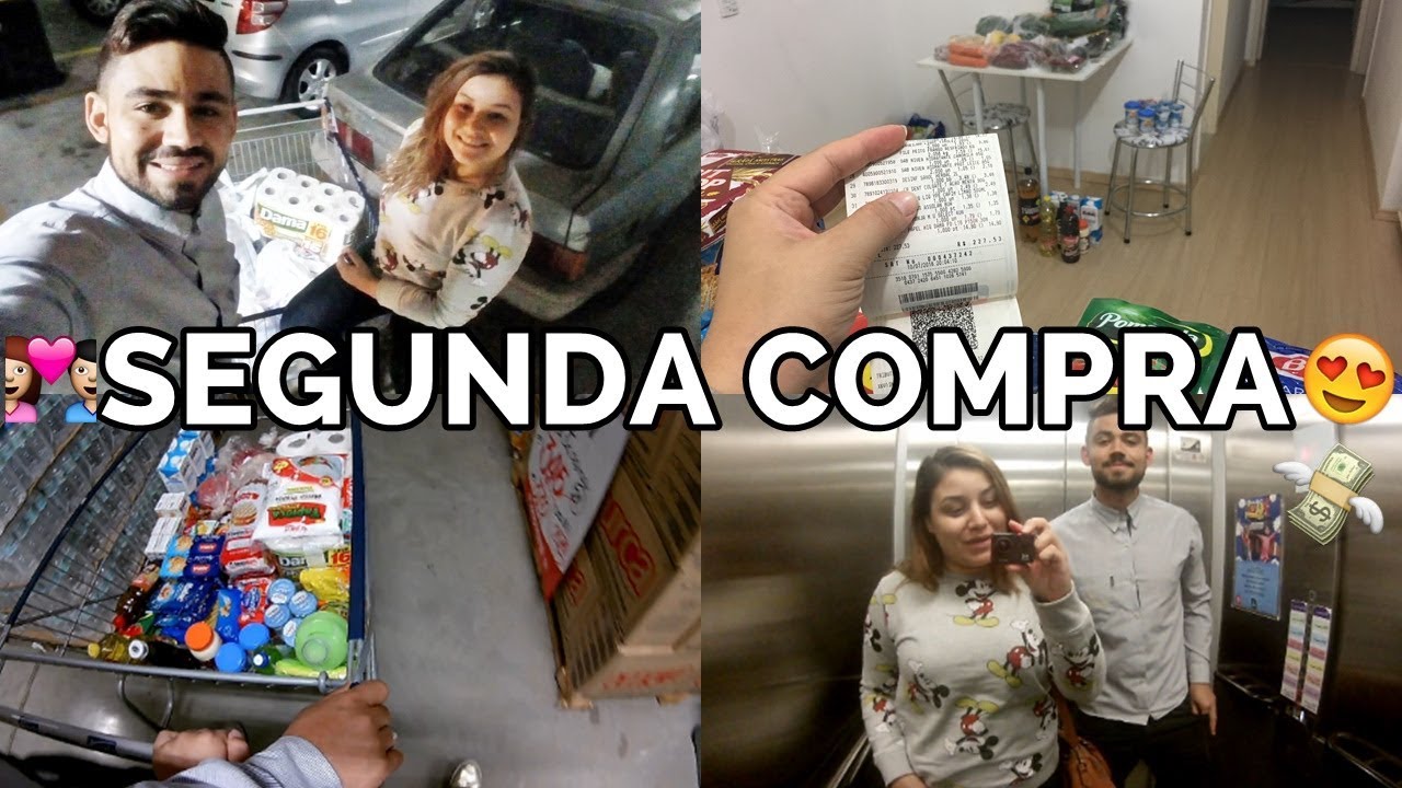 NOSSA SEGUNDA COMPRA NO MERCADO MORANDO JUNTOS ♥