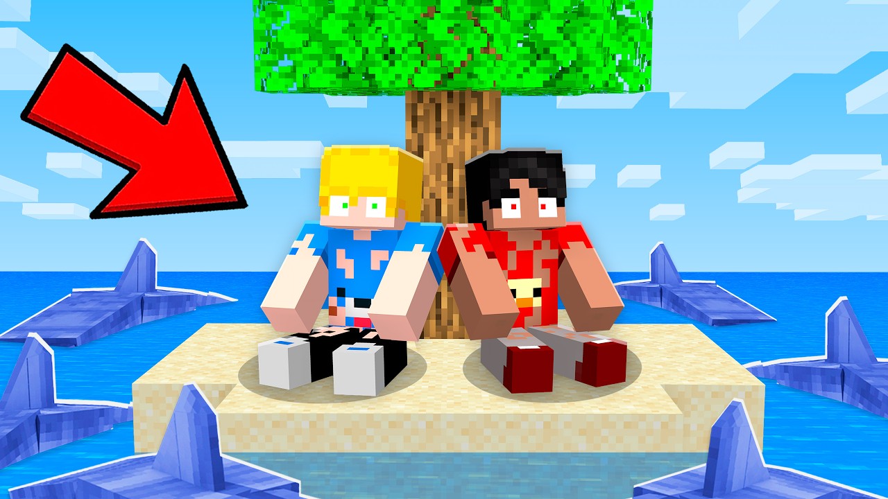 KASS e KR PRESOS em UMA ILHA no Minecraft!