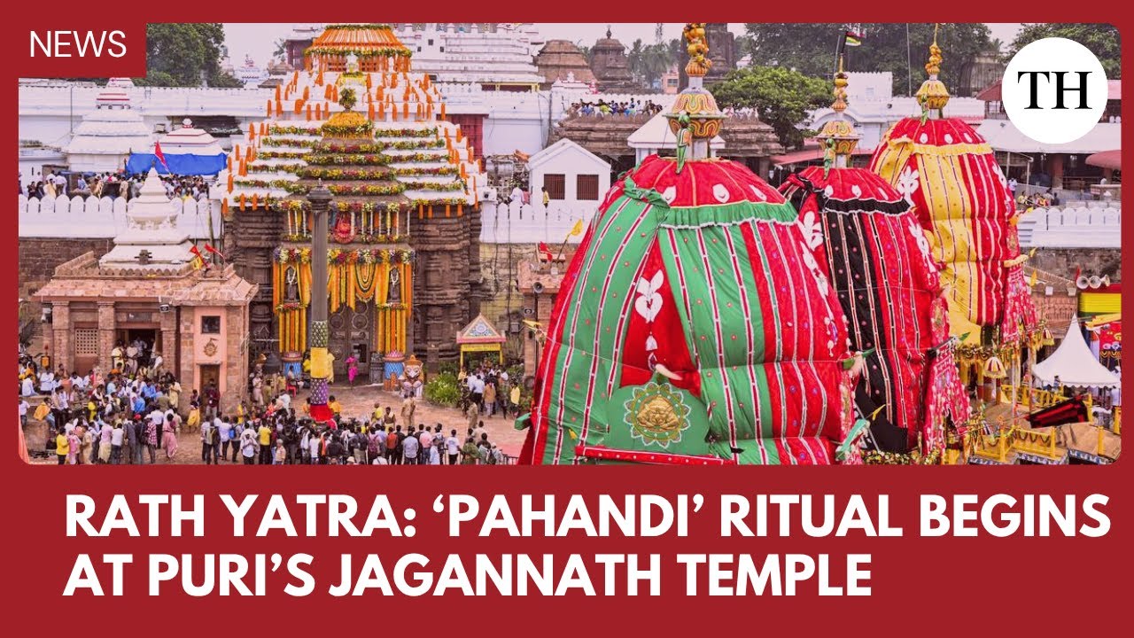 Rath Yatra: ‘Pahandi’ ritual begins at Puri’s Jagannath temple