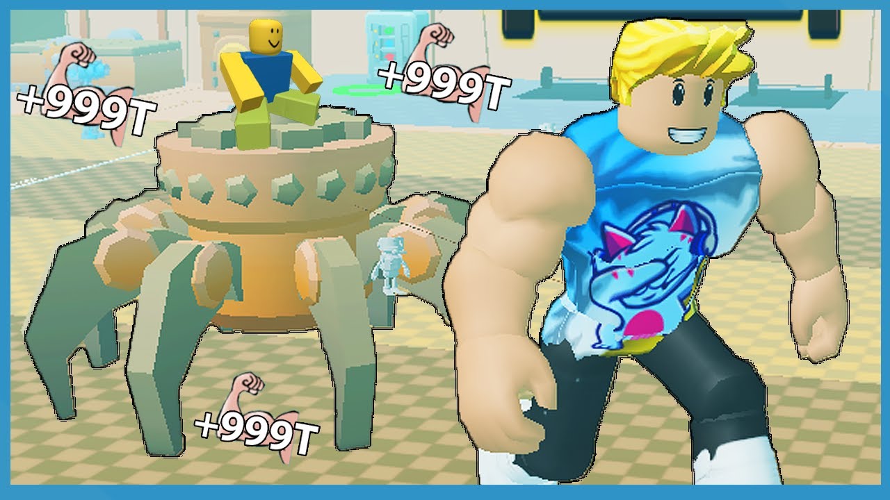 Rebirthing to Become The Strongest in Roblox Strongman Simulator