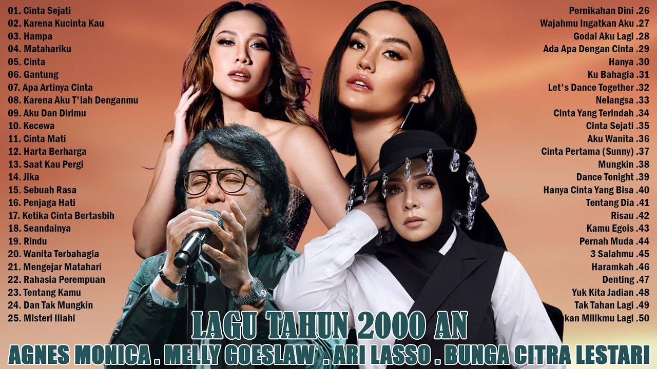 Ari Lasso || BCL ||Melly Goeslaw ||Agnes Monica || [Lagu Pop Indonesia Hits Terpopuler]