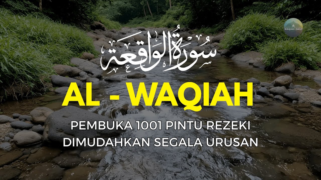 Surat Al-Waqiah | Pembuka Rezeki & Pelunas Hutang | Bacaan Al-Qur’an Merdu