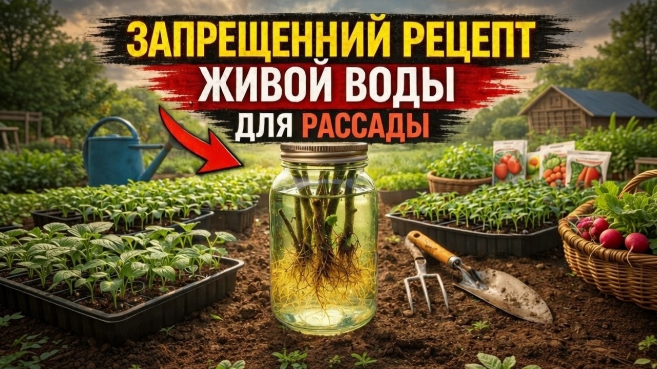 НЕ ТРАТЬТЕ ДЕНЬГИ НА ХИМИЮ:  живая вода для рассады 🌿🤫