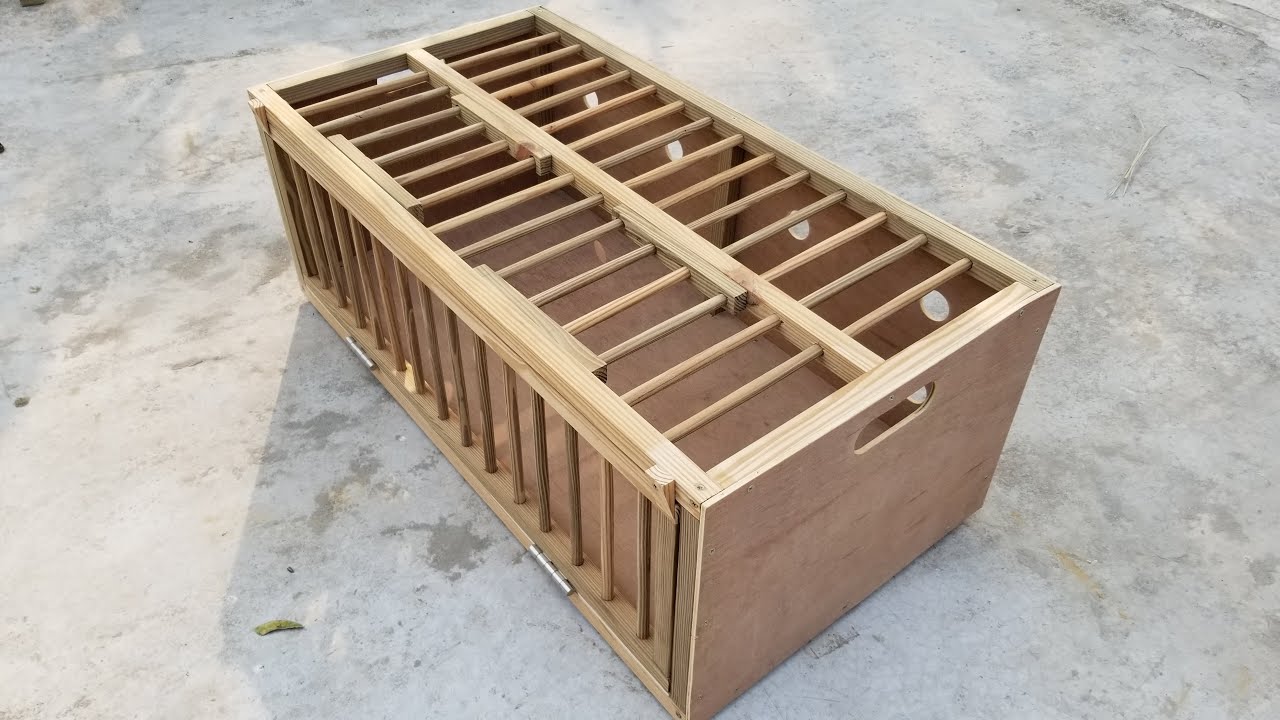 How to Build Wood Training Baskets || Carriers Box for Racing Pigeon
