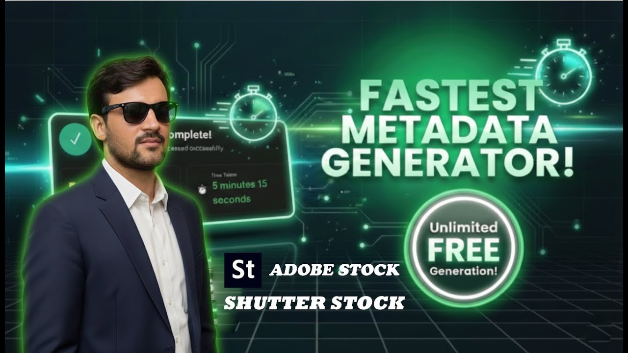 FAST Metadata Generator for Adobe Stock & Shutterstock (FREE Tool)