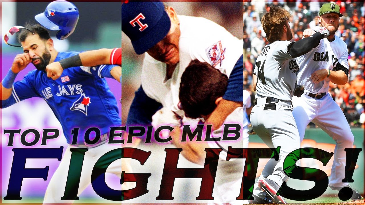 TOP 10 MLB BRUTAL & Memorable FIGHTS & BRAWLS Of All Time