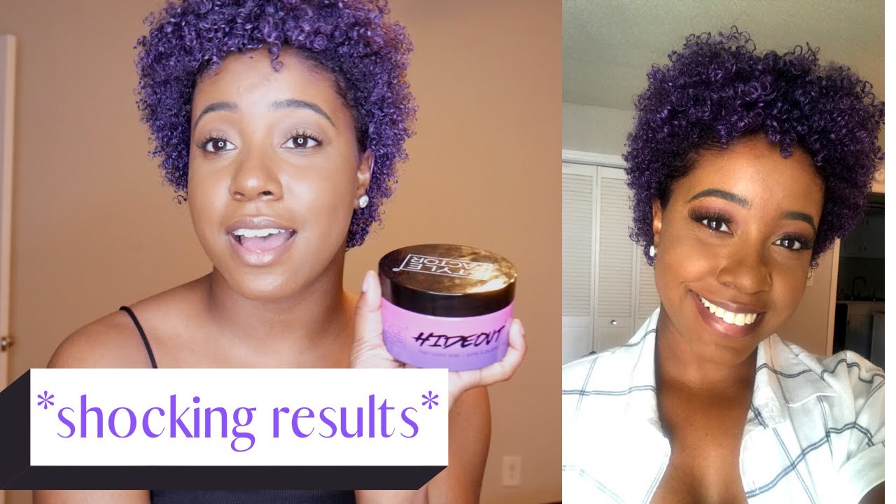 Style Factor Hideout Hair Color Wax | Temporary Hair Color | Hair Paint Wax | *shocking results*