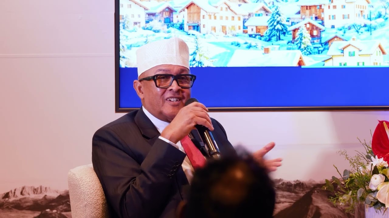 Waraysigii Madaxweynaha JSL uu warbaahinta caalamiga ah ku siiyey Davos.(Turjumaad )