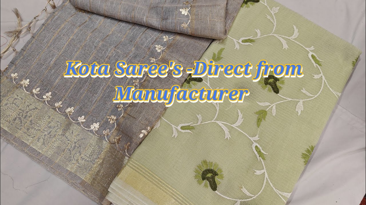 Wholesale Rate Sarees & Bedsheets | Zari Kota Doria Sarees & Pure Cotton King Size Bedsheets