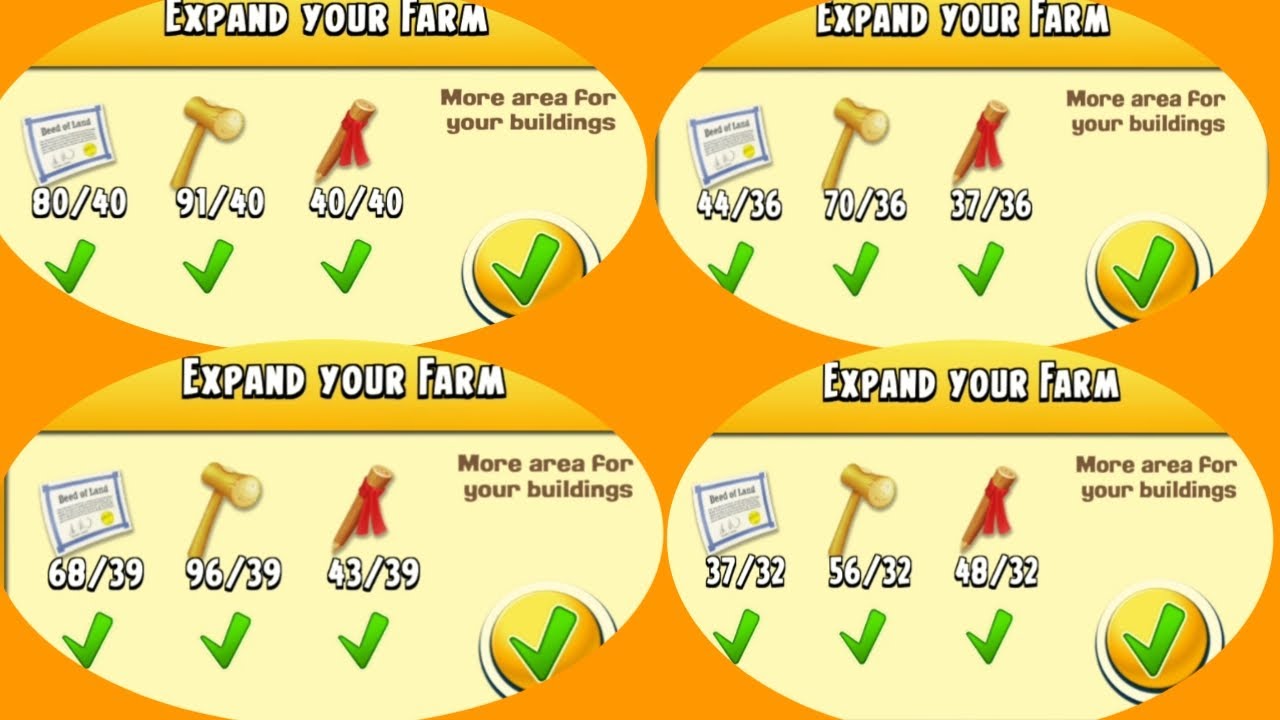 how to expand farm in hay day,
