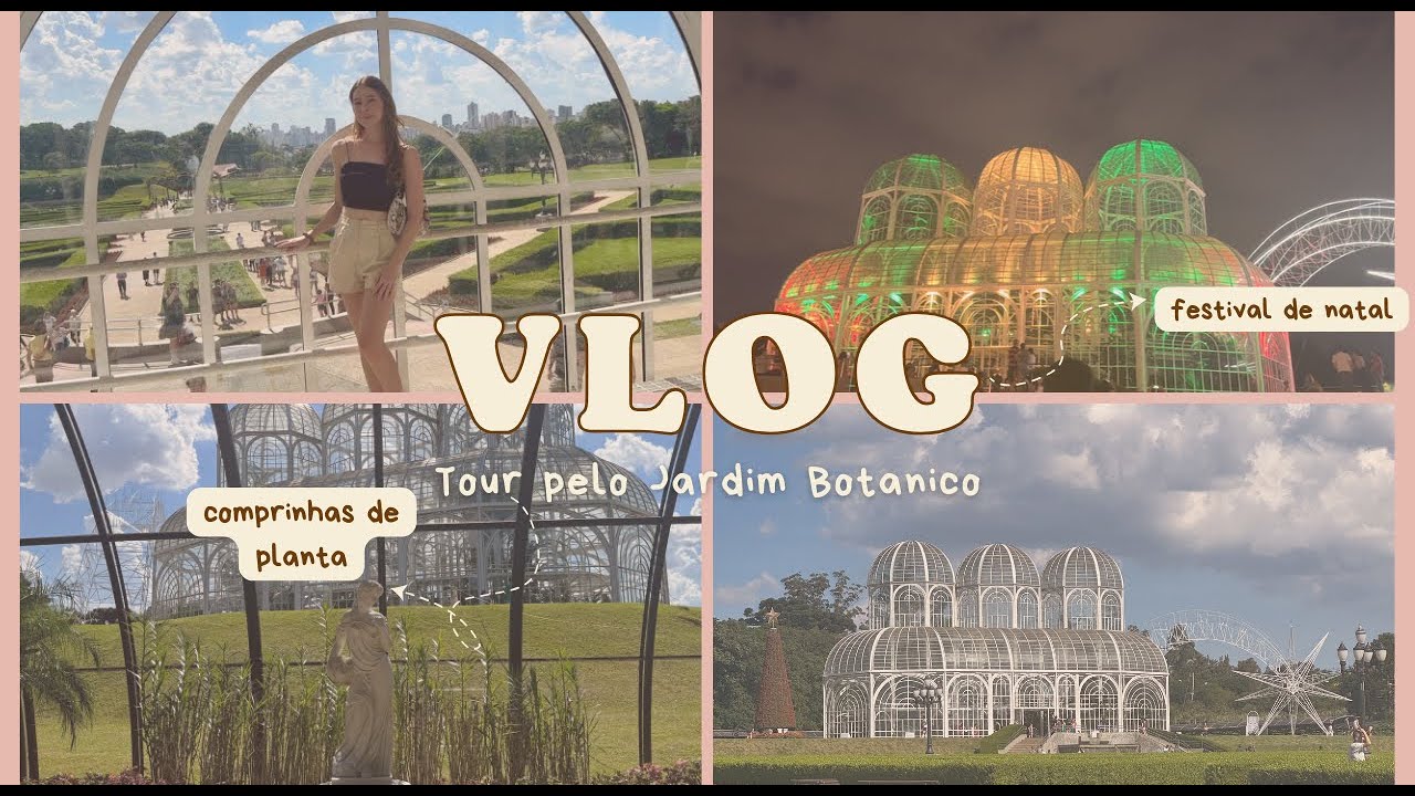 Vlog por Curitiba | Luzes de Natal no Jardim Botânico