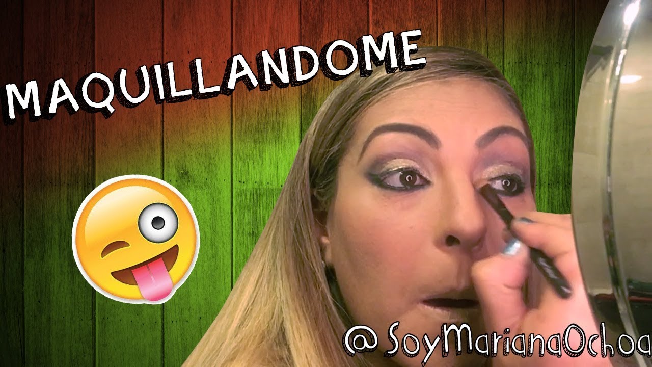 Me maquillé sola para el concierto! Tutorial de maquillaje para noche! . Mariana Ochoa