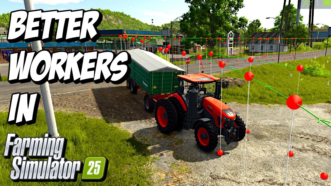 Autodrive для Farming Simulator 25: сделайте своих работников умными