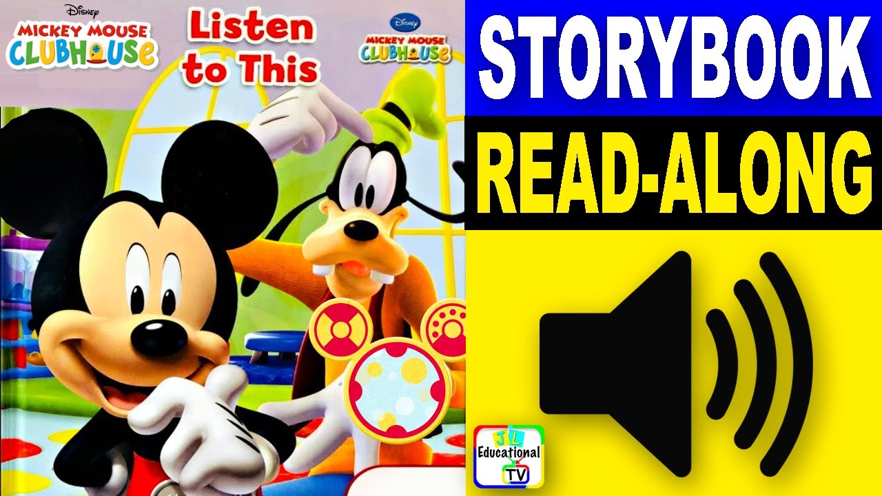Mickey Mouse Clubhouse Read Along Story book | Read Aloud Story Books for Kids | Listen To This