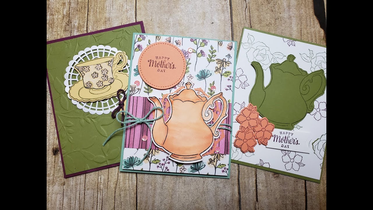 3 Cards 1 Stamp Set | Tea Together | Stampin' Up!