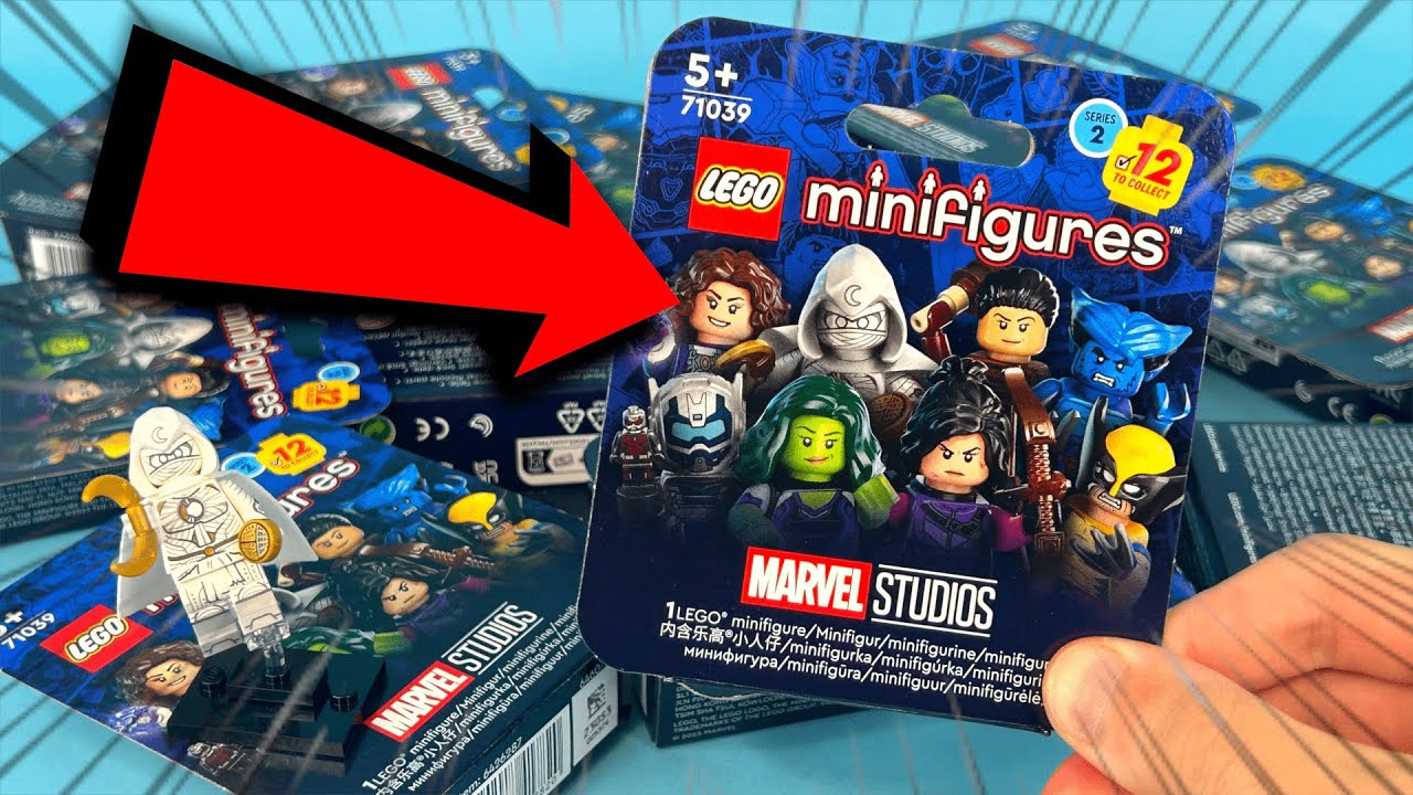 Распаковка минифигурок LEGO Marvel серии 2!