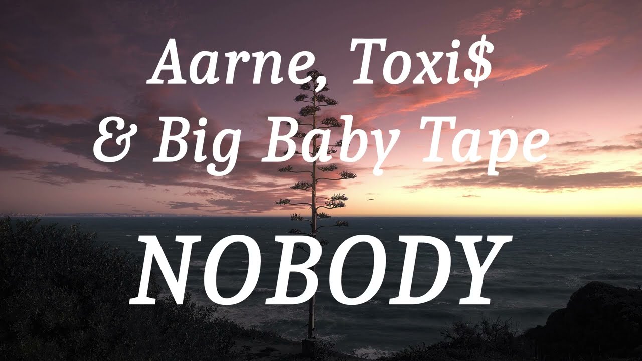 Aarne, Toxi$ & Big Baby Tape - NOBODY (lyrics)