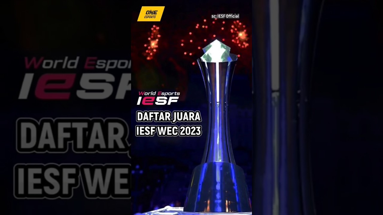 Inilah Daftar negara yg juara di turnamen IESF WEC 2023 #mlbb #iesf2023