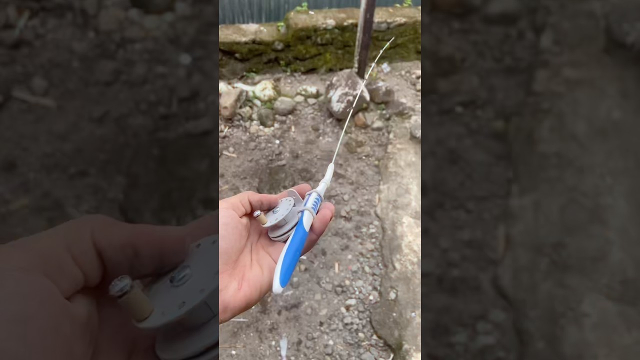 Buat reel pancing dan joran micro #shorst #reelpancing #pancing