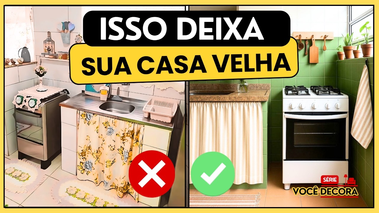 Decoração que envelhece a casa:😱 10 Coisas para trocar agora mesmo