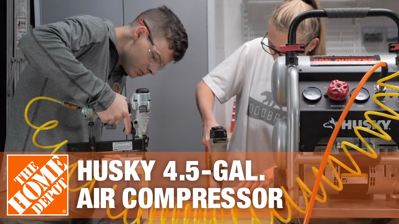 Husky 4.5-Gal. Air Compressor | The Home Depot