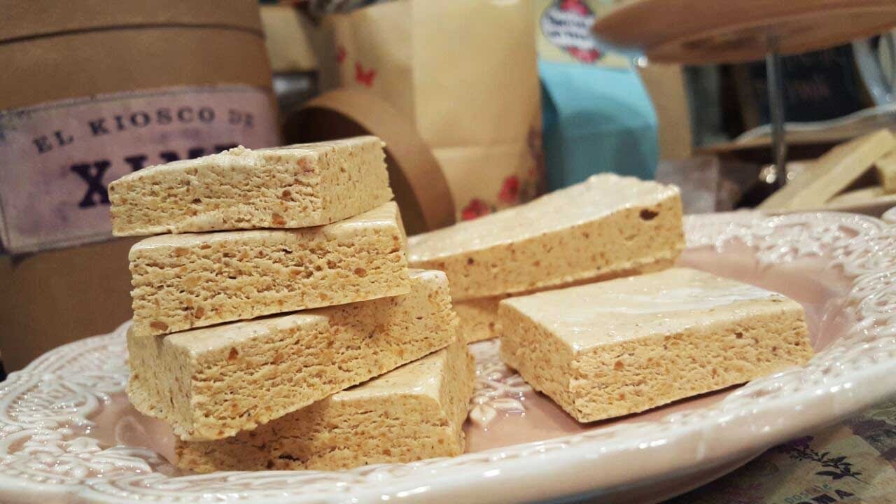 Turrón de pasta de maní casero