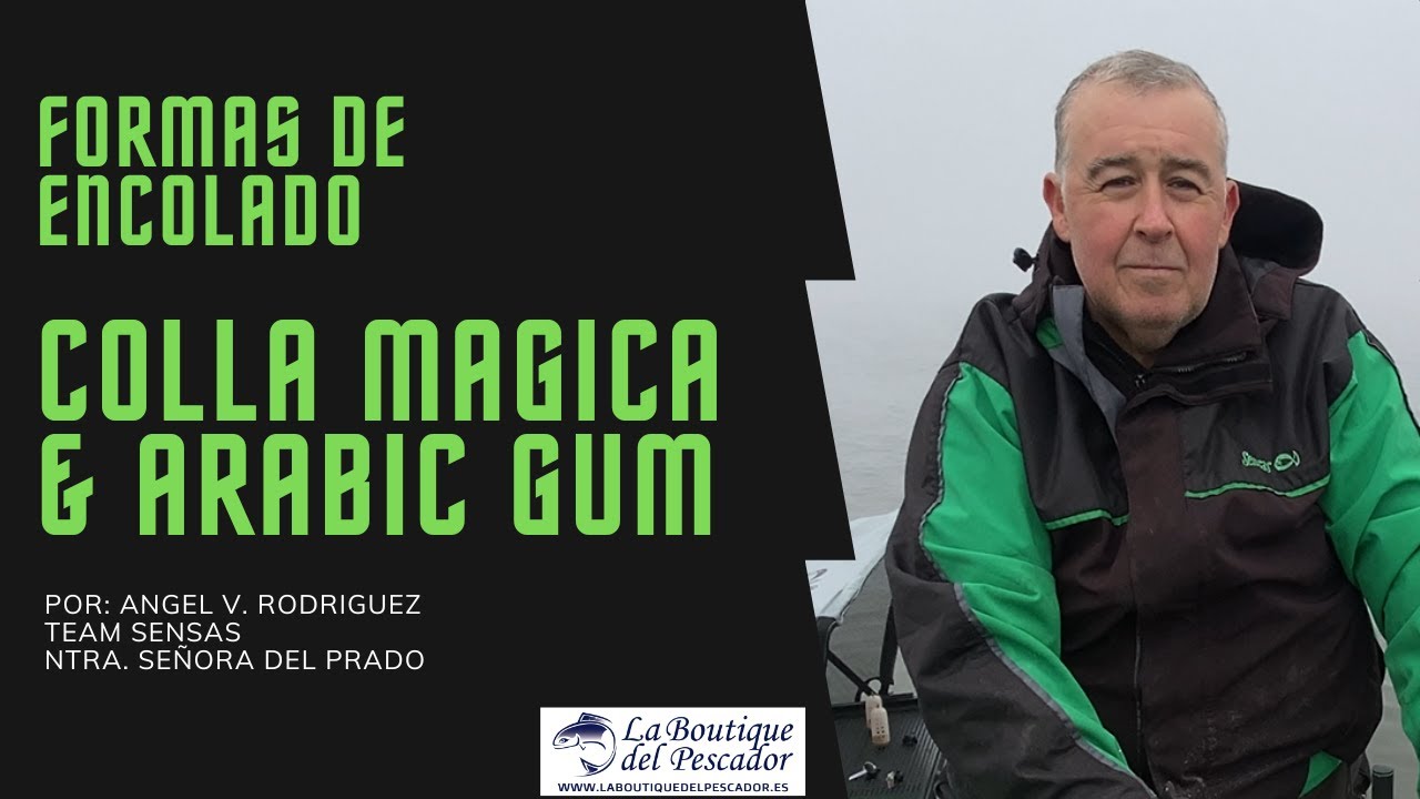 Formas de encolado con Colla Magica y Maggot Arabic Gum por Angel V. Rodriguez