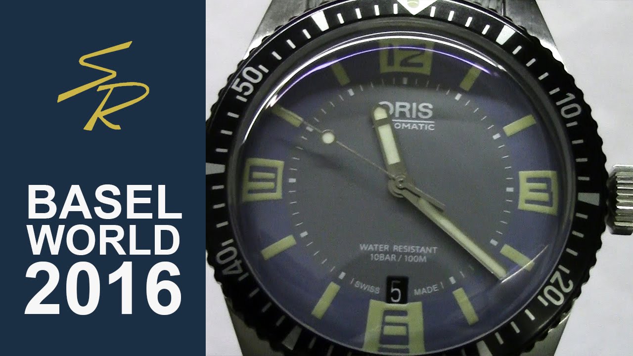 ORIS Diver Sixty-Five Nato Strap Blue-Grey dial 40mm Baselworld 2016