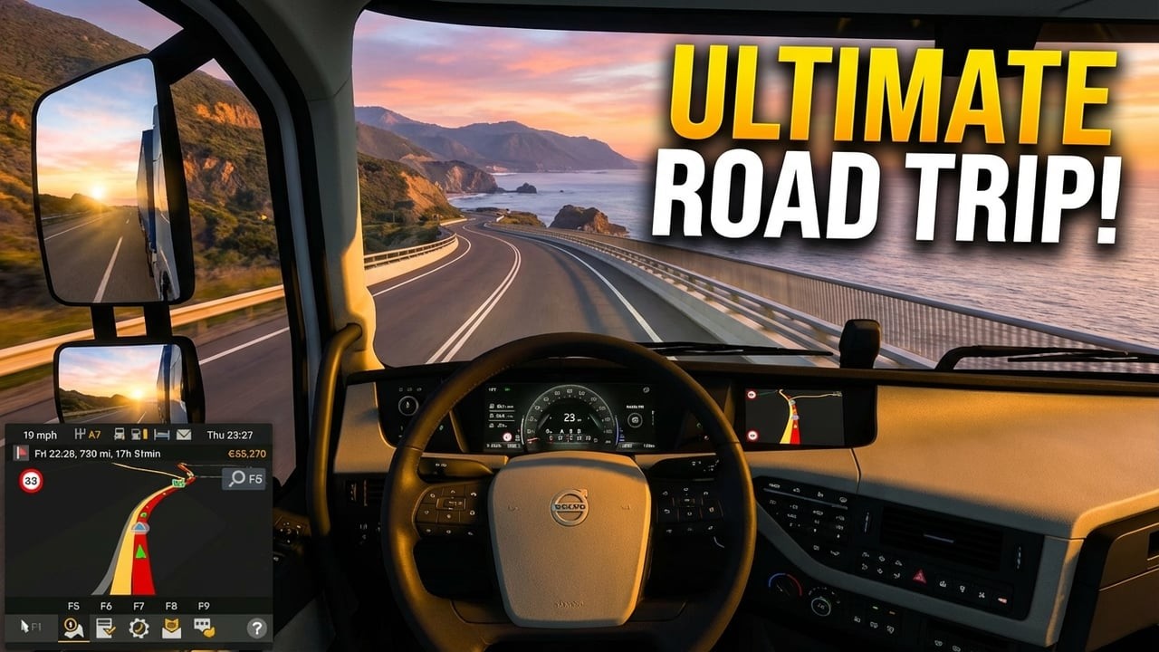 Linköping Sweden to Košice Slovakia Truck Driving
