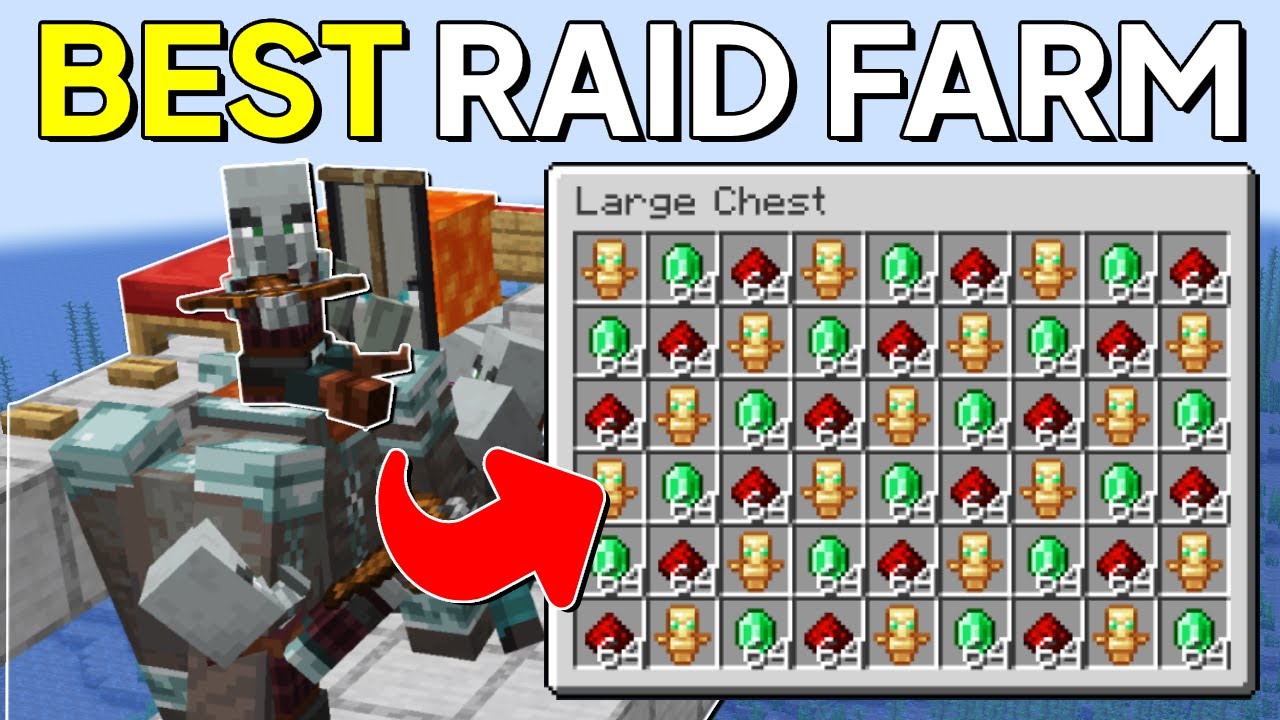 Minecraft Easy RAID Farm 1.21.5