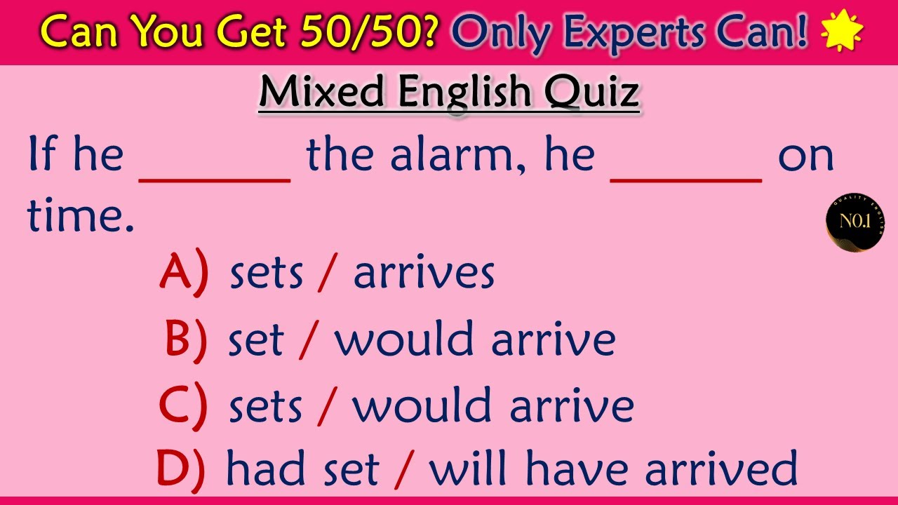 You Think You’re Good at English? Take This American English Test Mixed English Grammar|No.1 Quality