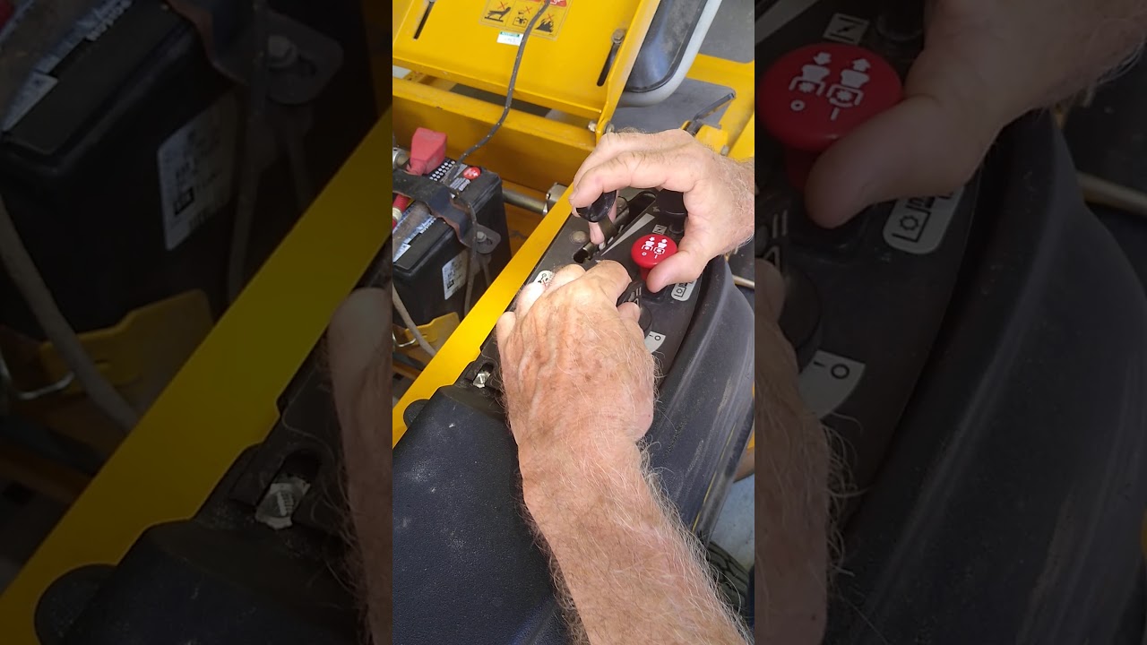 HOW TO FIX HUSTLER Zero turn mower.WONT START Just CLICKS, the FIX, SIMPLE