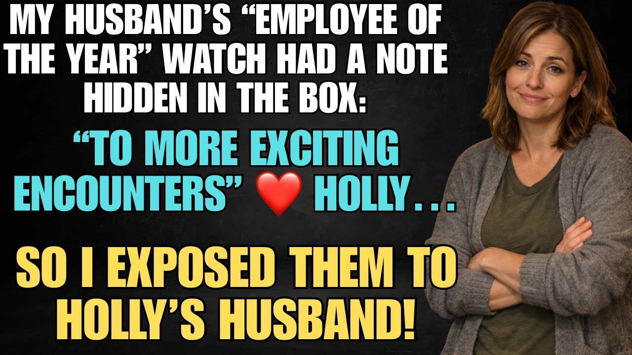 My Husband Employee Of The Year Watch Had A Note Hidden In The Box!