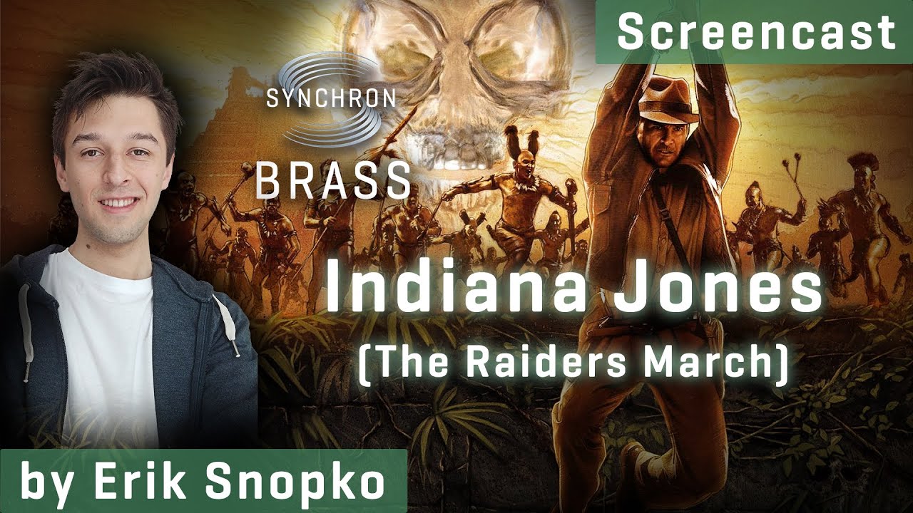 John Williams - Indiana Jones: The Raiders March - Screencast by Erik Snopko