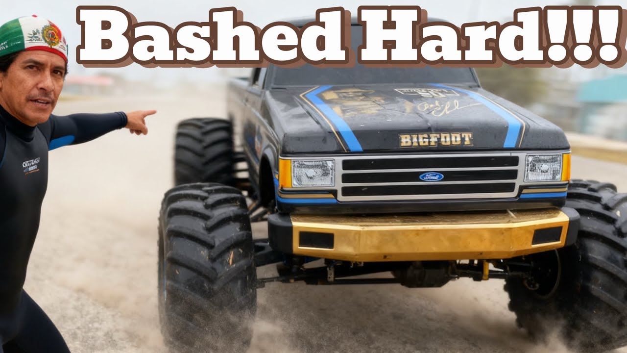 Traxxas Xmaxx BigFoot Collectors Edition Bashed Hard!!!⚡️⚡️⚡️⚡️⚡️🤣