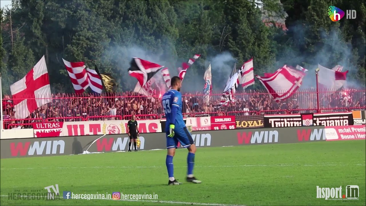 Ultras-Zrinjski na gradskom derbiju