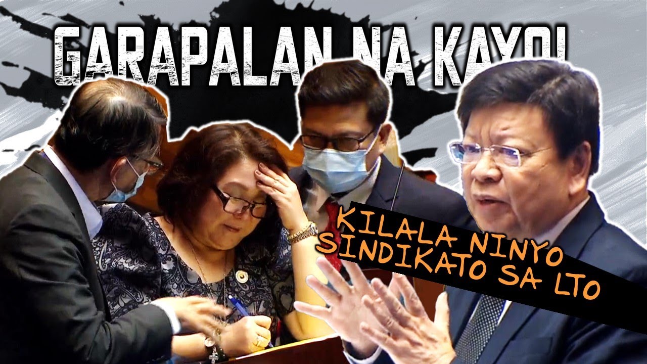 SINDIKATO ng GARAPALANG SINGILAN sa LTO isiniwalat ni Marcoleta