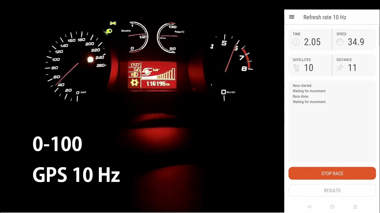 Alfa Romeo Giulietta 1.4 120HP - 0-100 km/h ACCELERATION | GPS 10Hz