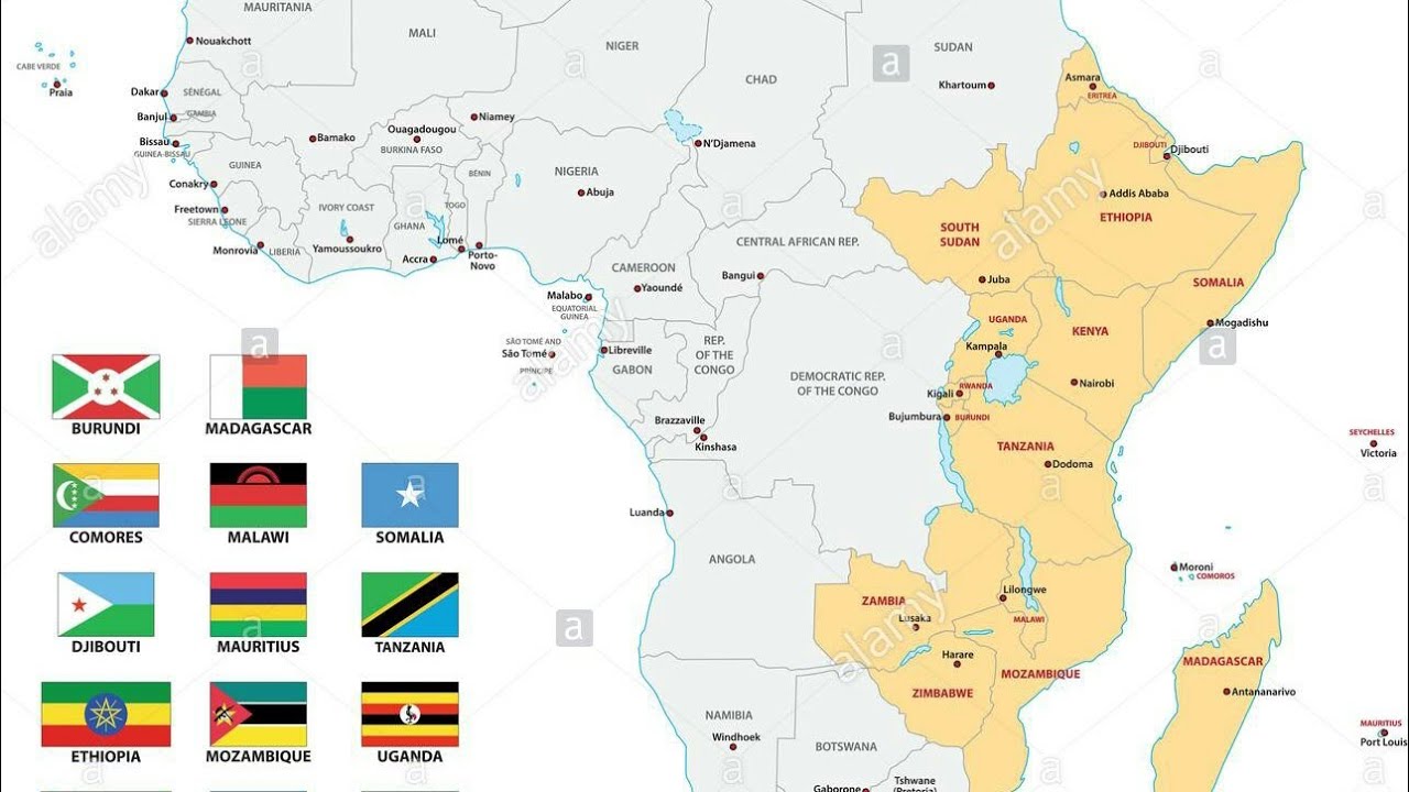 WADAMADA BARIGA AFRICA OO SAMAYSANAYA CIIDAN UGAAR AH.   East African nations form their own army ..