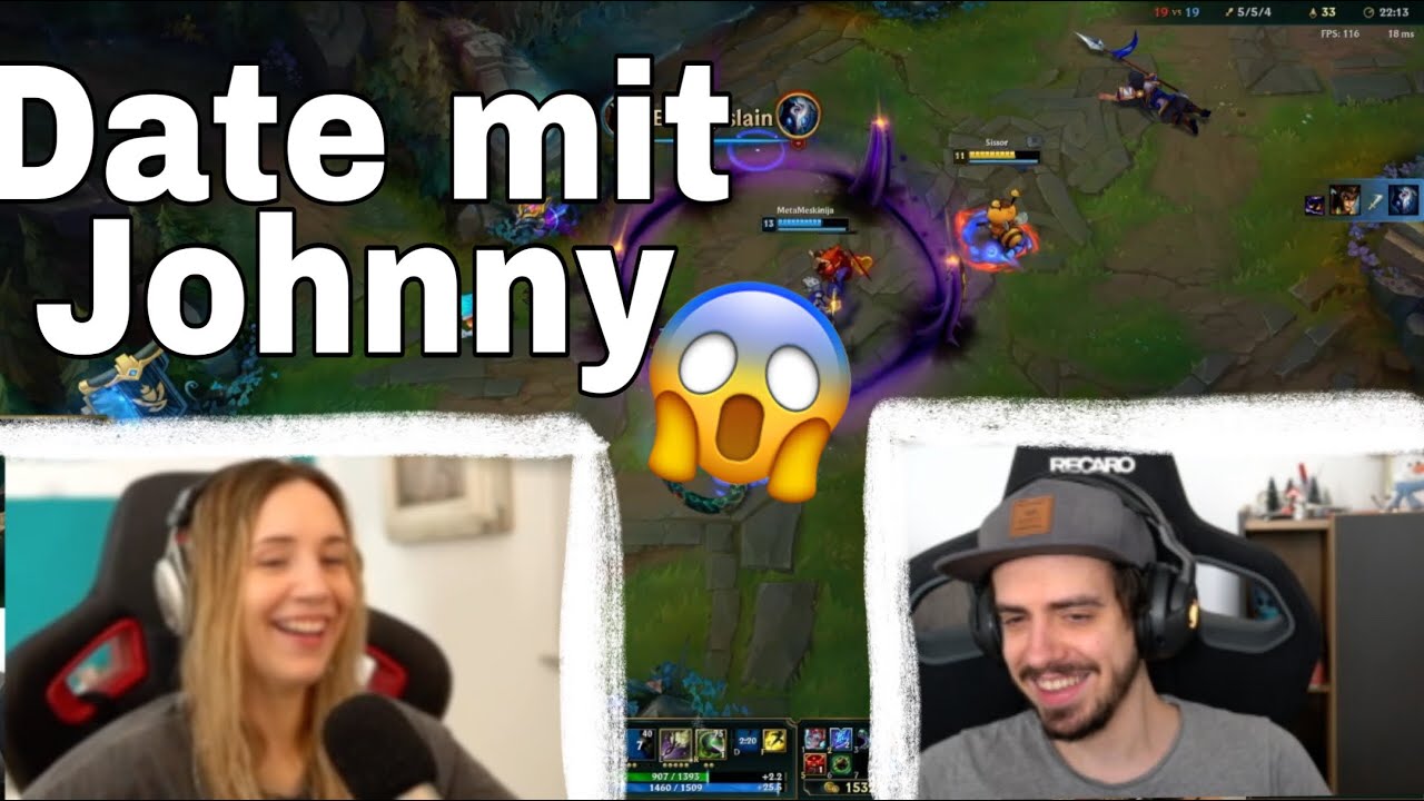 ERSTES DATE Fragen beantworten mit Just Johnny (w&auml;hrend wir League spielen) Teil 1