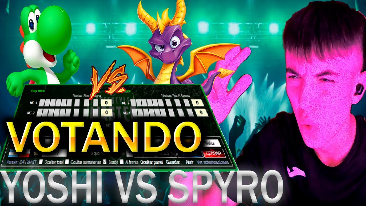 🥚VOTANDO YOSHI VS SPYRO EPICAS BATALLAS DE RAP DEL FRIKISMO🐉(Keyblade)