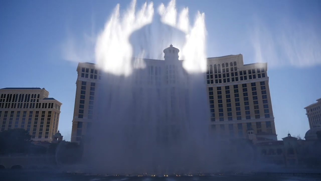 Fountains of Bellagio Beautiful Day (July 2025)