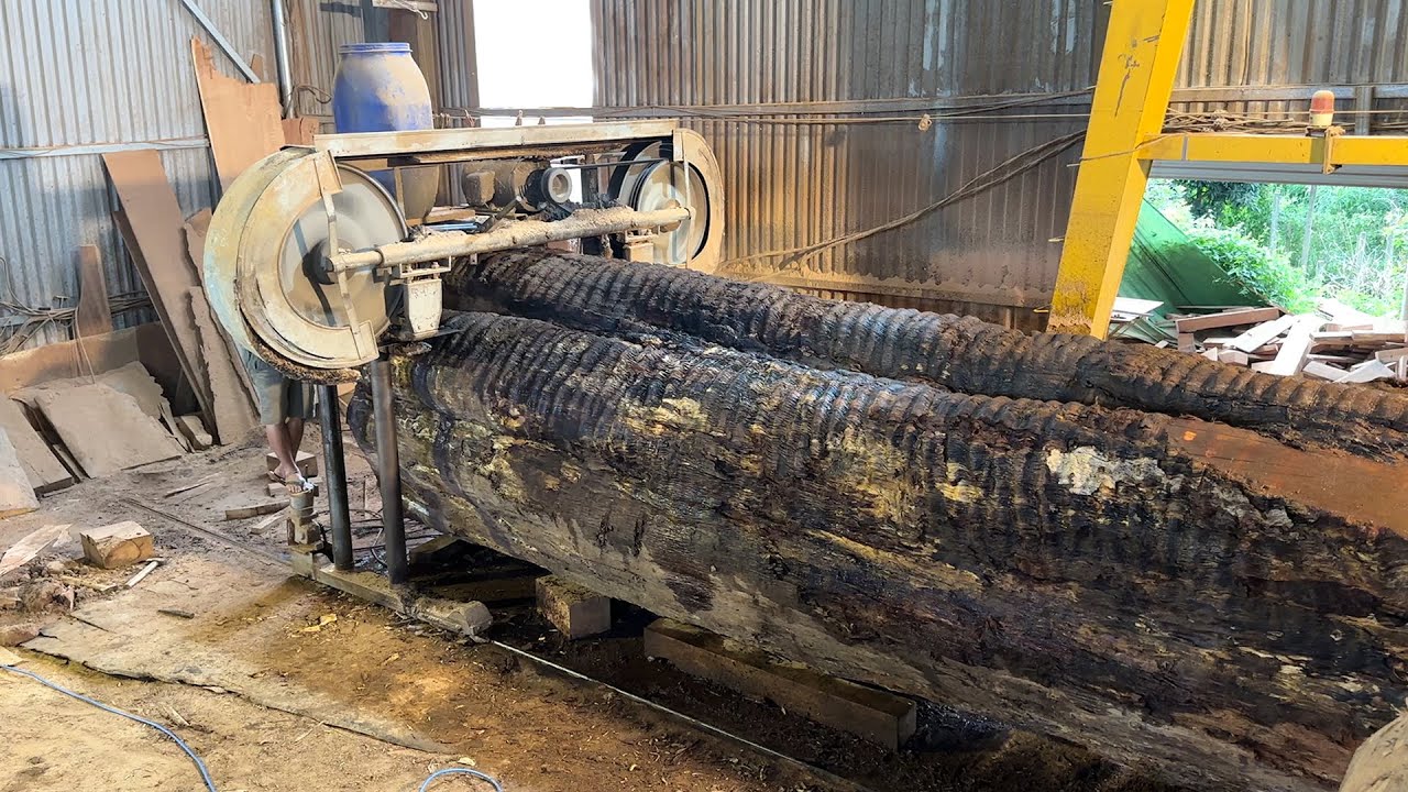 Wood Used For Handicrafts, Guitars // Sophisticated Wood Processing Factory